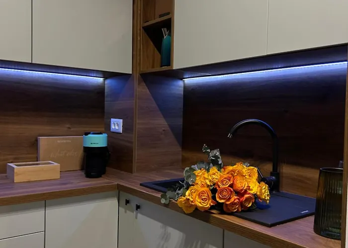 Exclusive Cortina North With Private Parking & Balcony - 01 아파트 부쿠레슈티