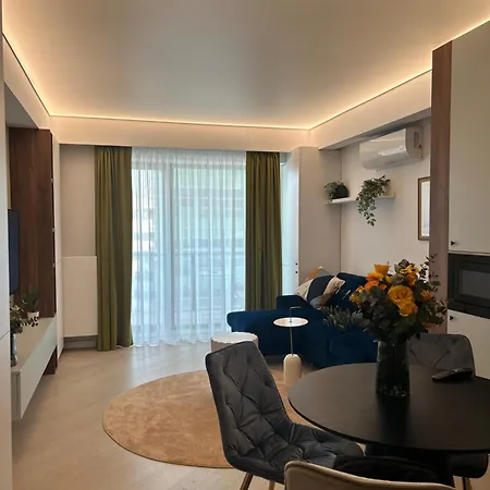 Lejlighed Exclusive Cortina North With Private Parking & Balcony - 01 Bukarest