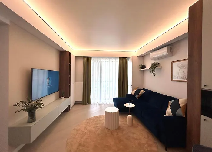 Exclusive Cortina North With Private Parking & Balcony - 01 Апартаменти *